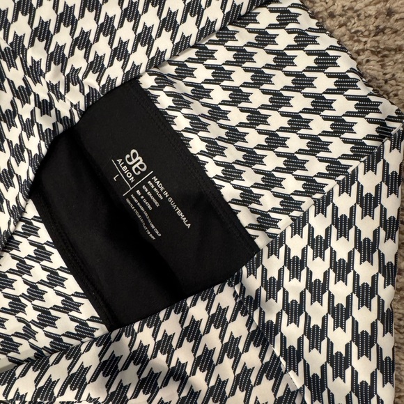 Albion Black and White Herringbone Swim Skirt Set - Picture 2 of 3